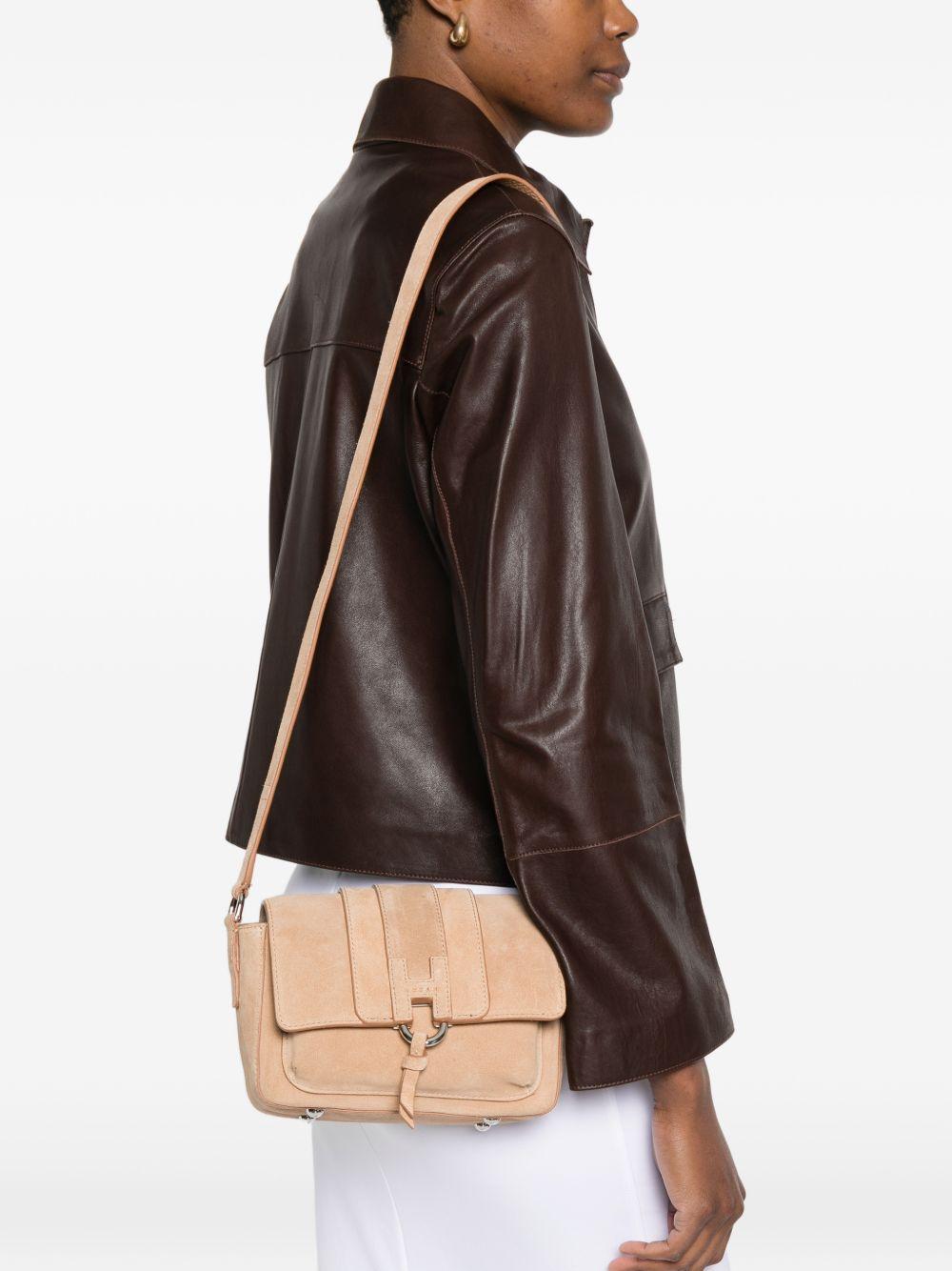 HOGAN Borsa a tracolla in suede beige 