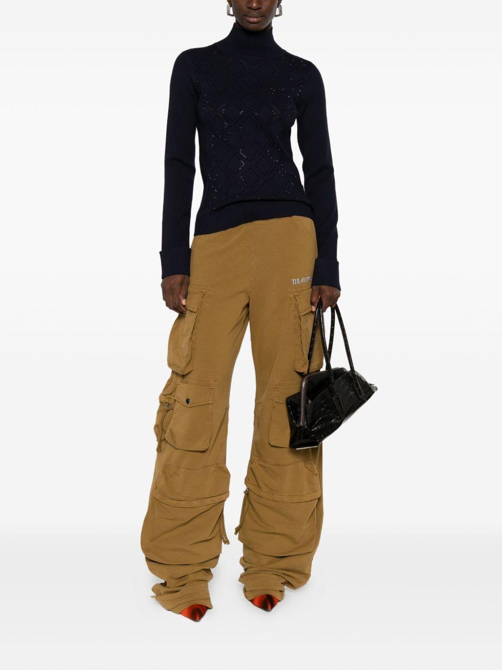 BLUGIRL Maglione a collo alto con motivo geometrico 