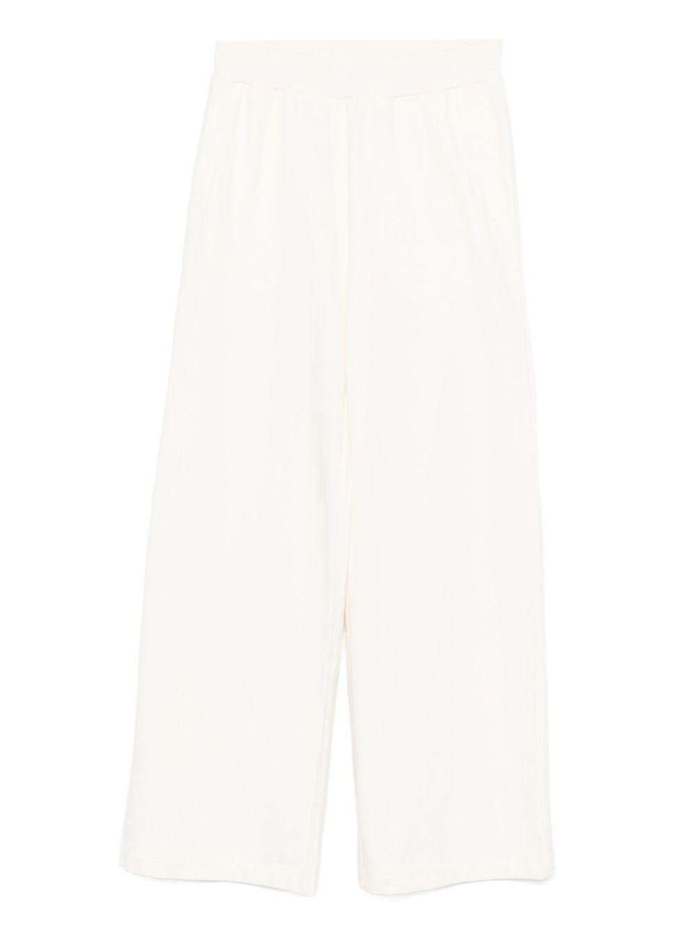 LIUJO Pantaloni sportivi bianco con logo 