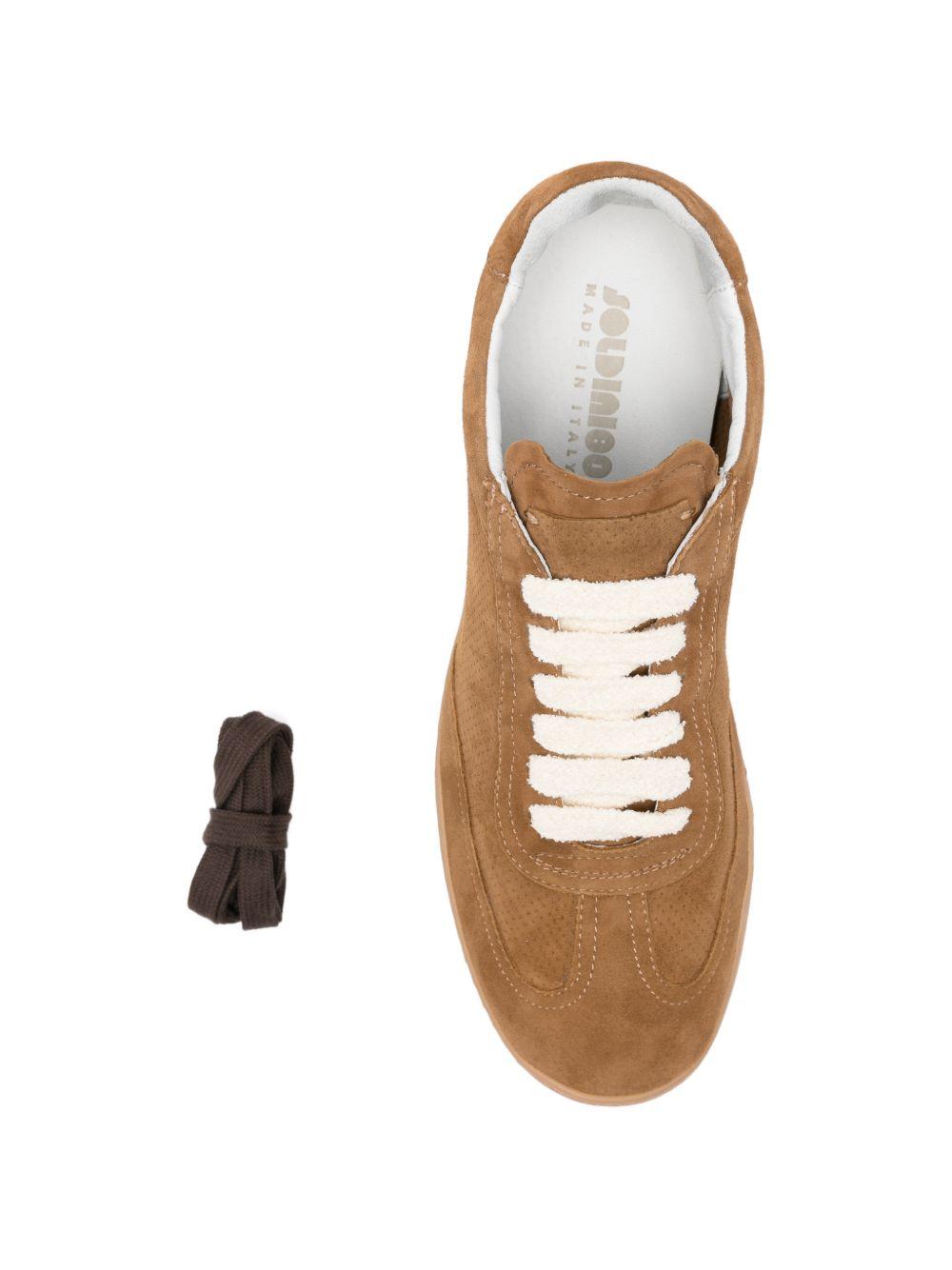 SOLDINI 80 Sneakers Amalfi in camoscio marrone 