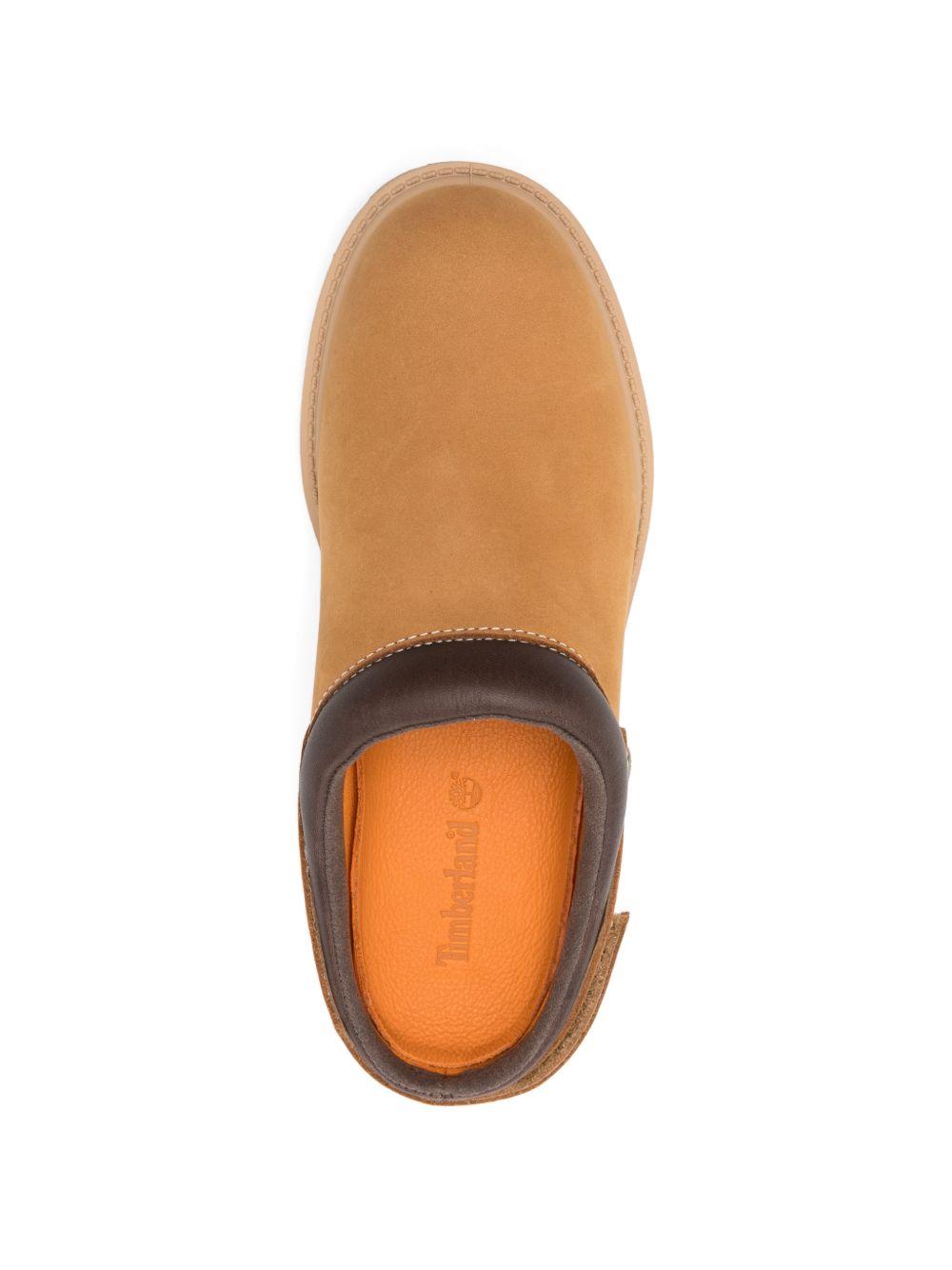 TIMBERLAND Sabot in pelle color cammello 