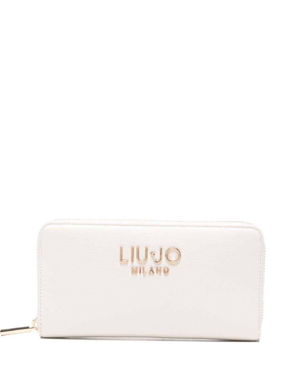 LIUJO Portafoglio rettangolare bianco 