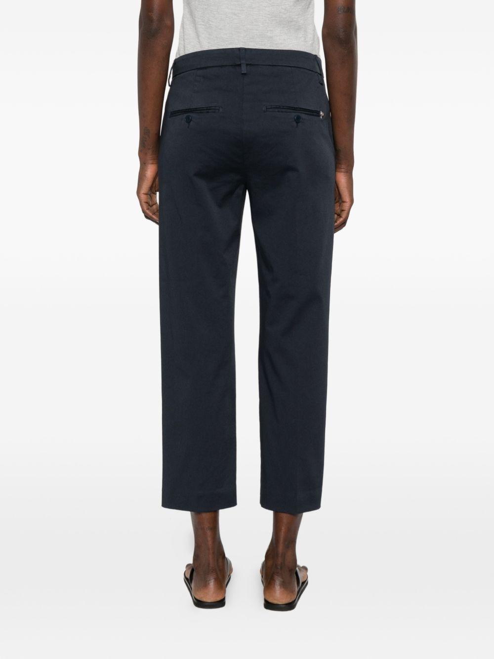 DONDUP Pantaloni Gaubert in cotone blu 