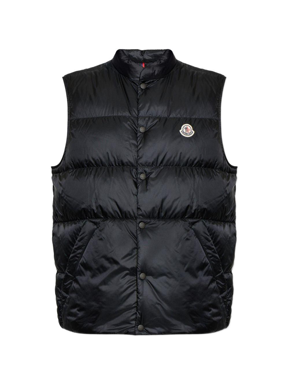 MONCLER Gilet imbottito Tuquerouye con cappuccio in longue saison riciclato 