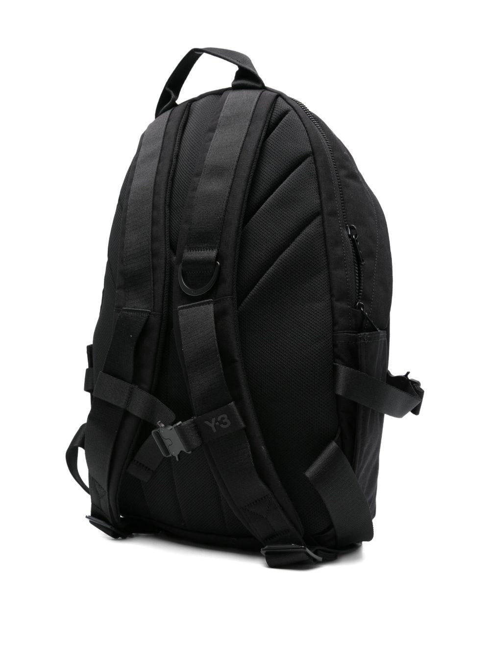 Y3 Zaino nero con logo 