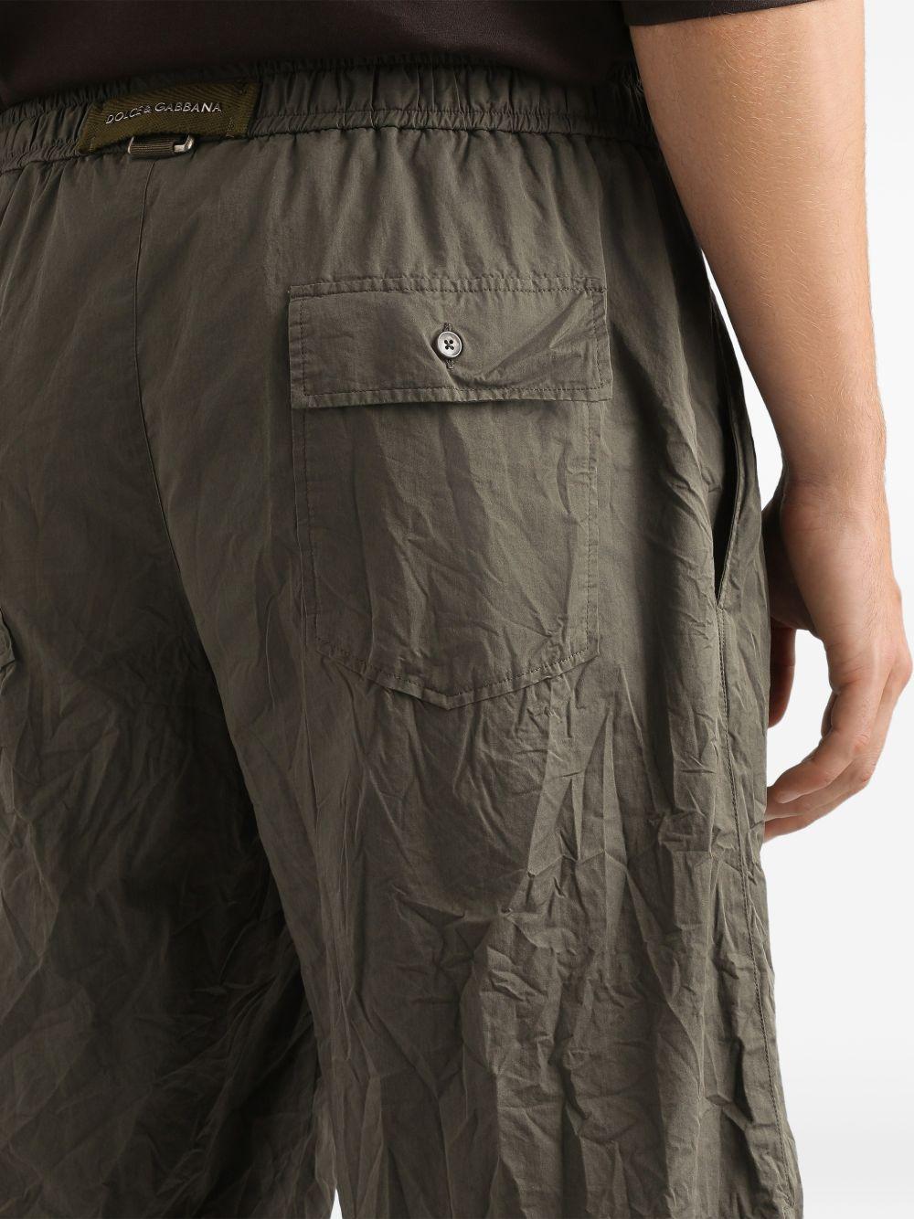 DOLCE e GABBANA Shorts in cotone grigio 