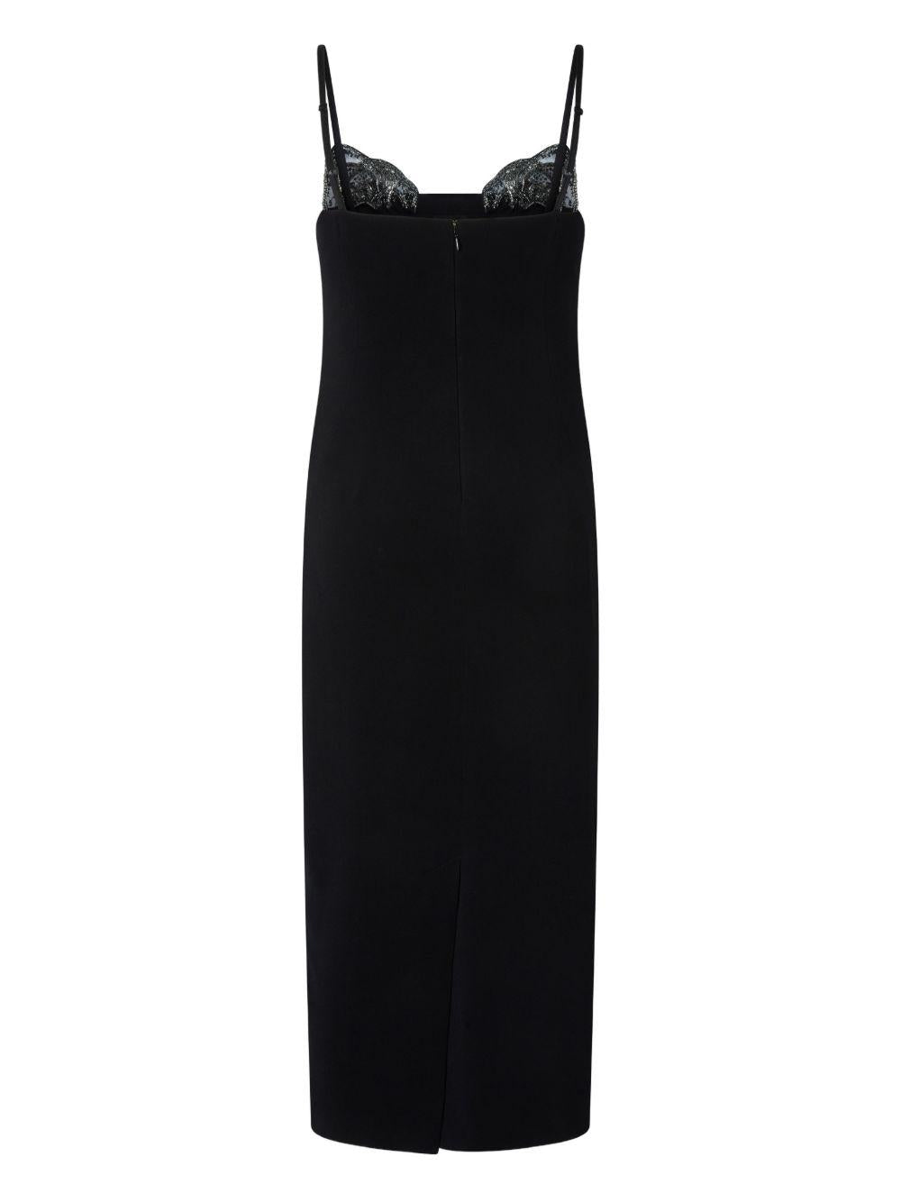 PINKO Abito lungo nero "Carruba" 