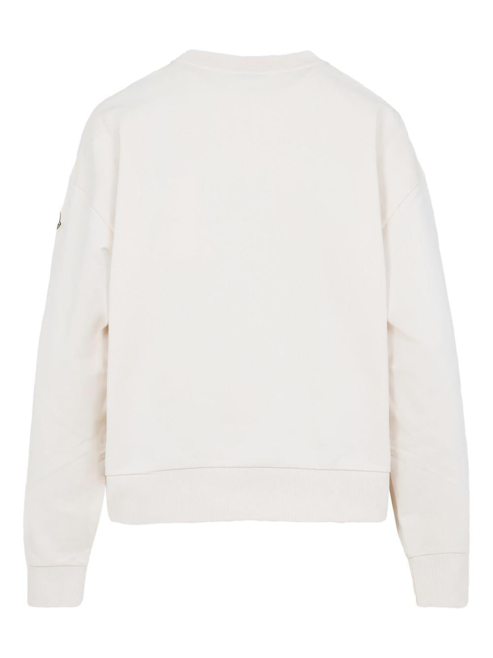 MONCLER Felpa girocollo con logo 