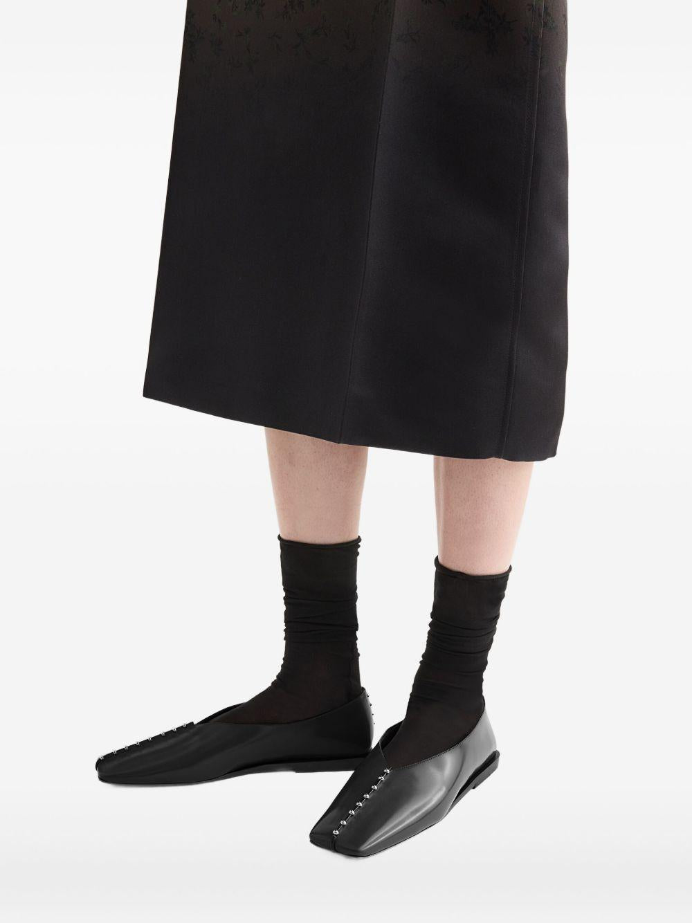 JIL SANDER Ballerine con borchie 