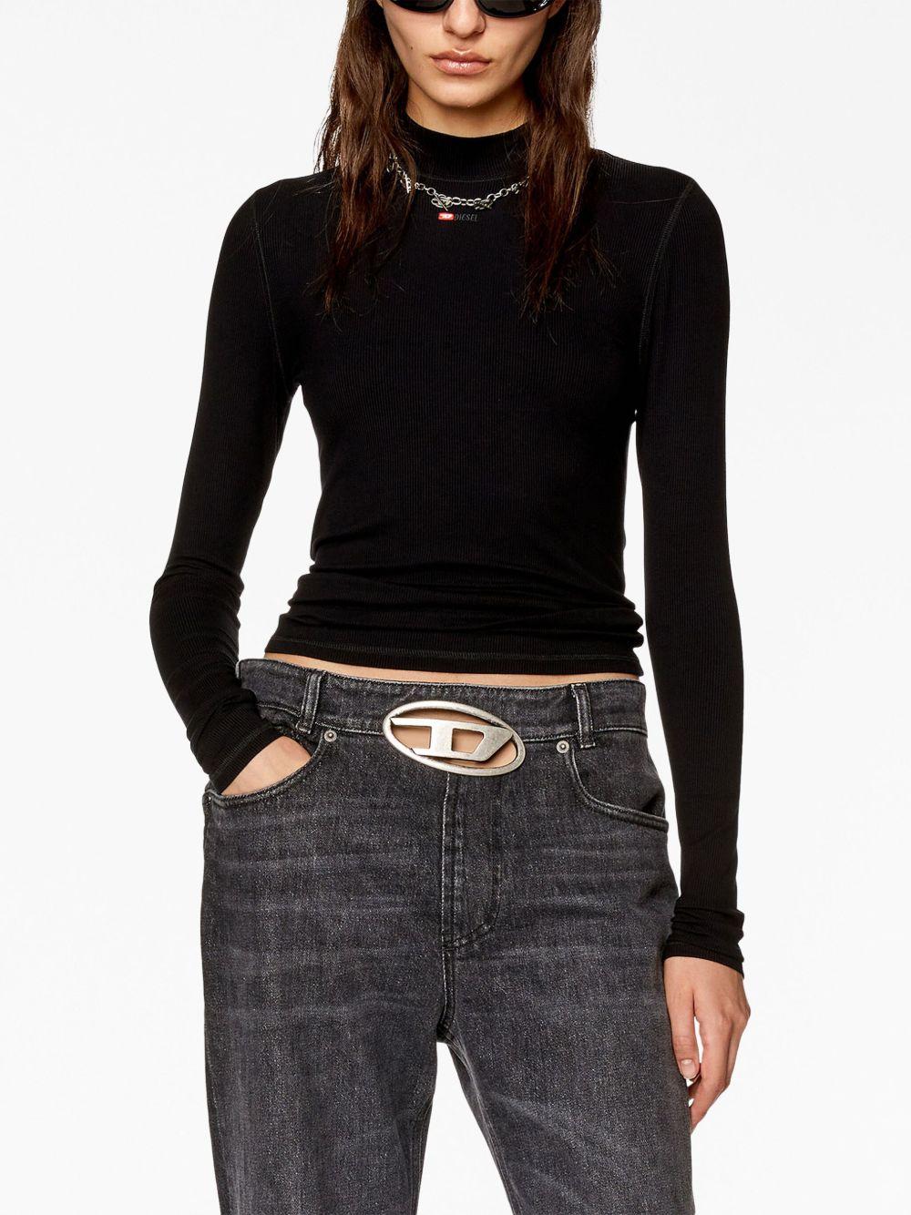 DIESEL T-shirt 'T-Mokky' nera 