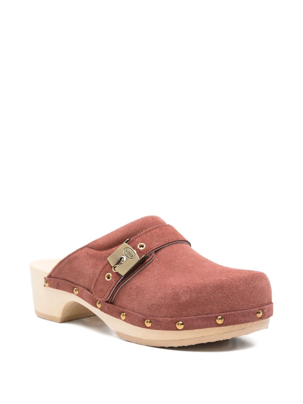 SCHOLL Zoccoli Pescura Clog 50 in pelle scamosciata rosa 