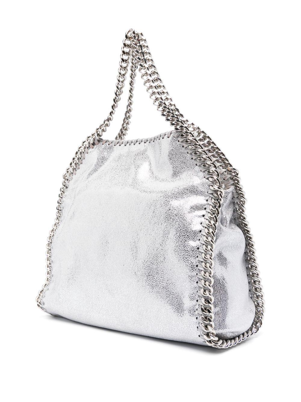 STELLA MCCARTNEY Borsa Falabella mini argento 