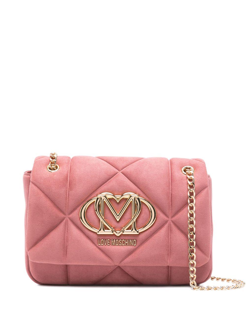 LOVE MOSCHINO Borsa a tracolla matelassé rosa 
