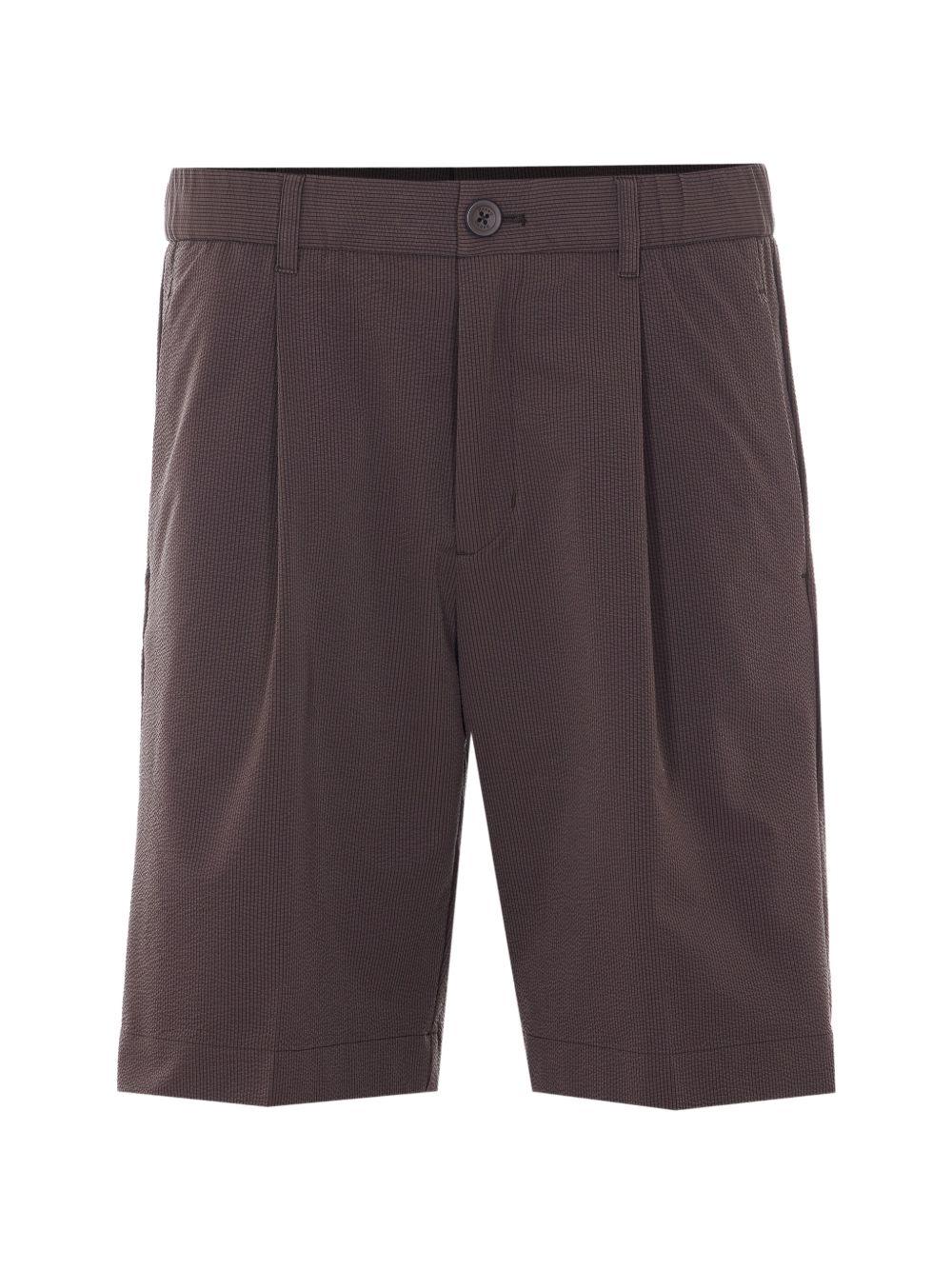HERNO Bermuda marroni con pinces 