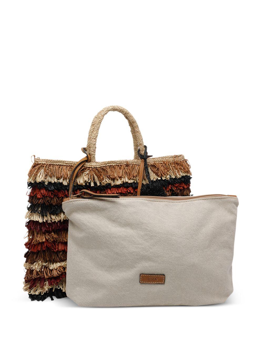 AFAR Borsa tote Large Keisha in rafia 