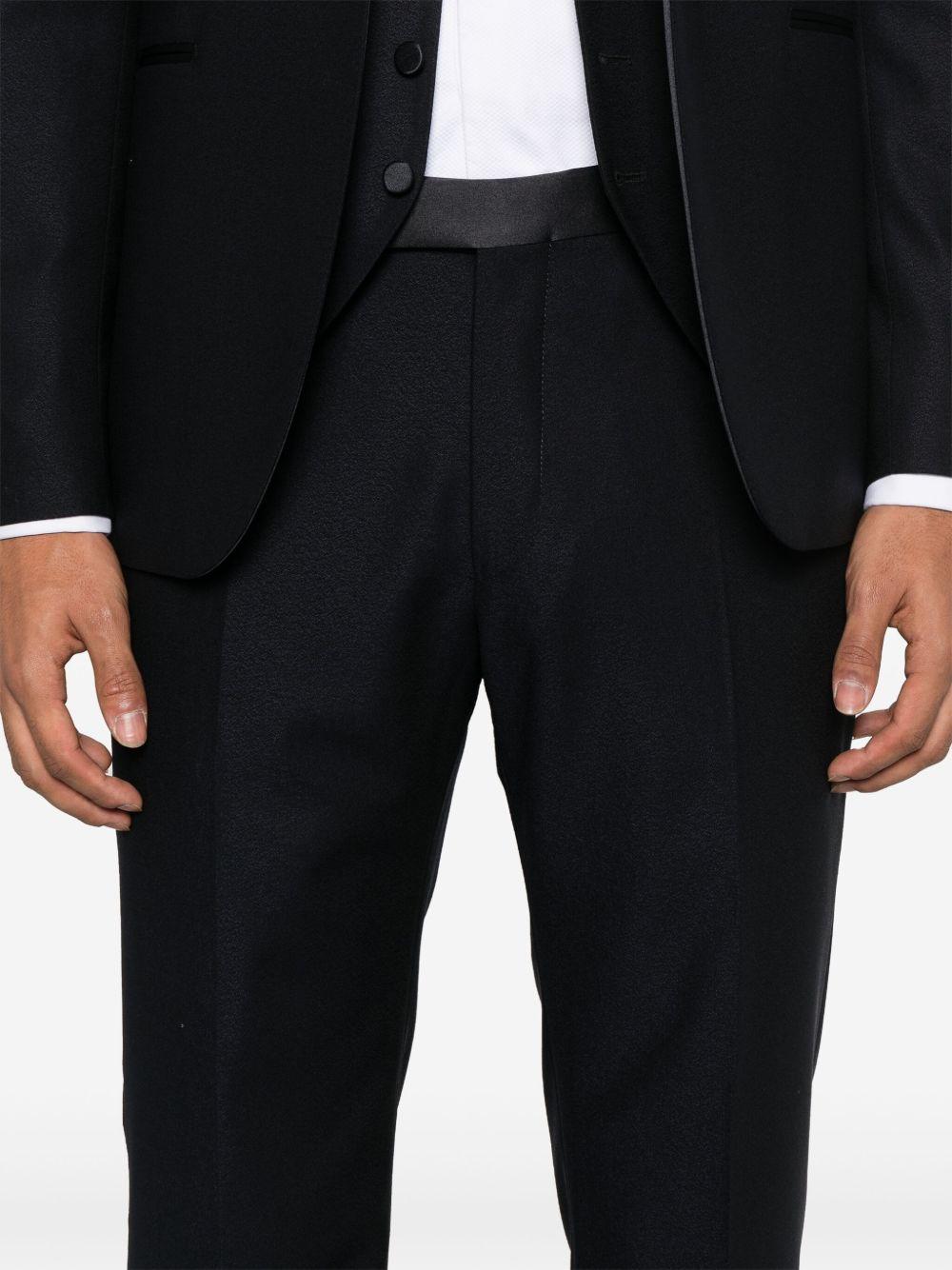 TAGLIATORE Completo nero con gilet giacca e pantaloni 