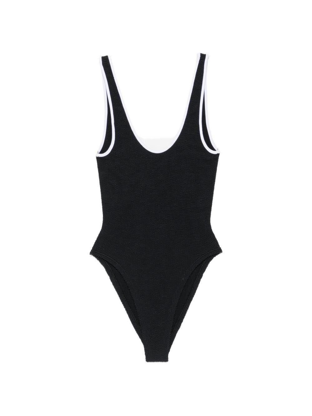 HUNZA G Costume da mare intero nero Faye 