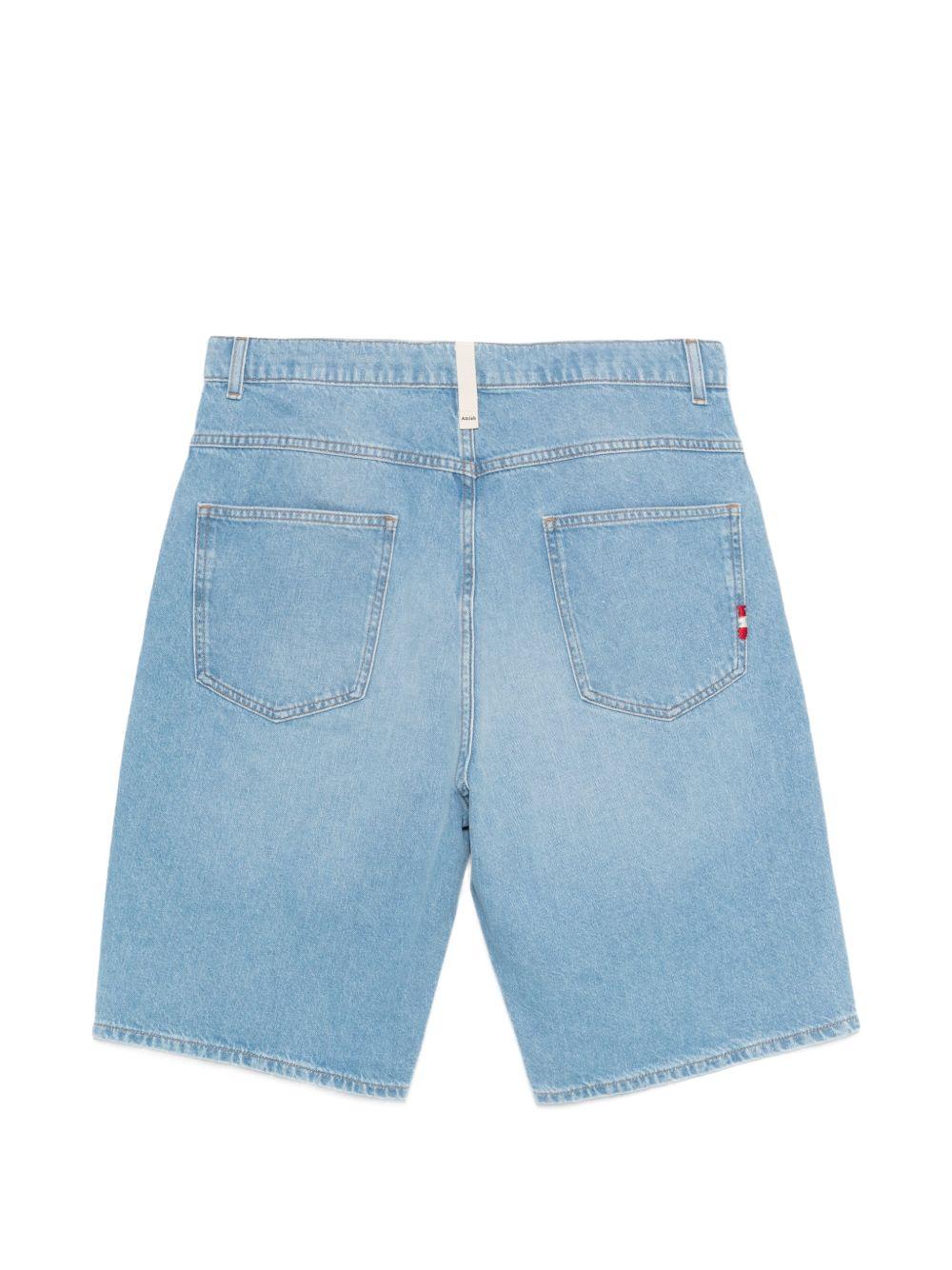 AMISH Bermuda in denim blu 