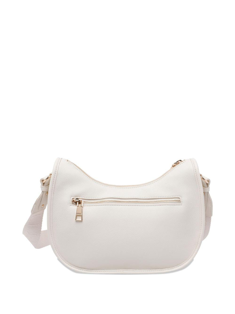 LIUJO Borsa a tracolla bianca in ecopelle con tasca laterale 