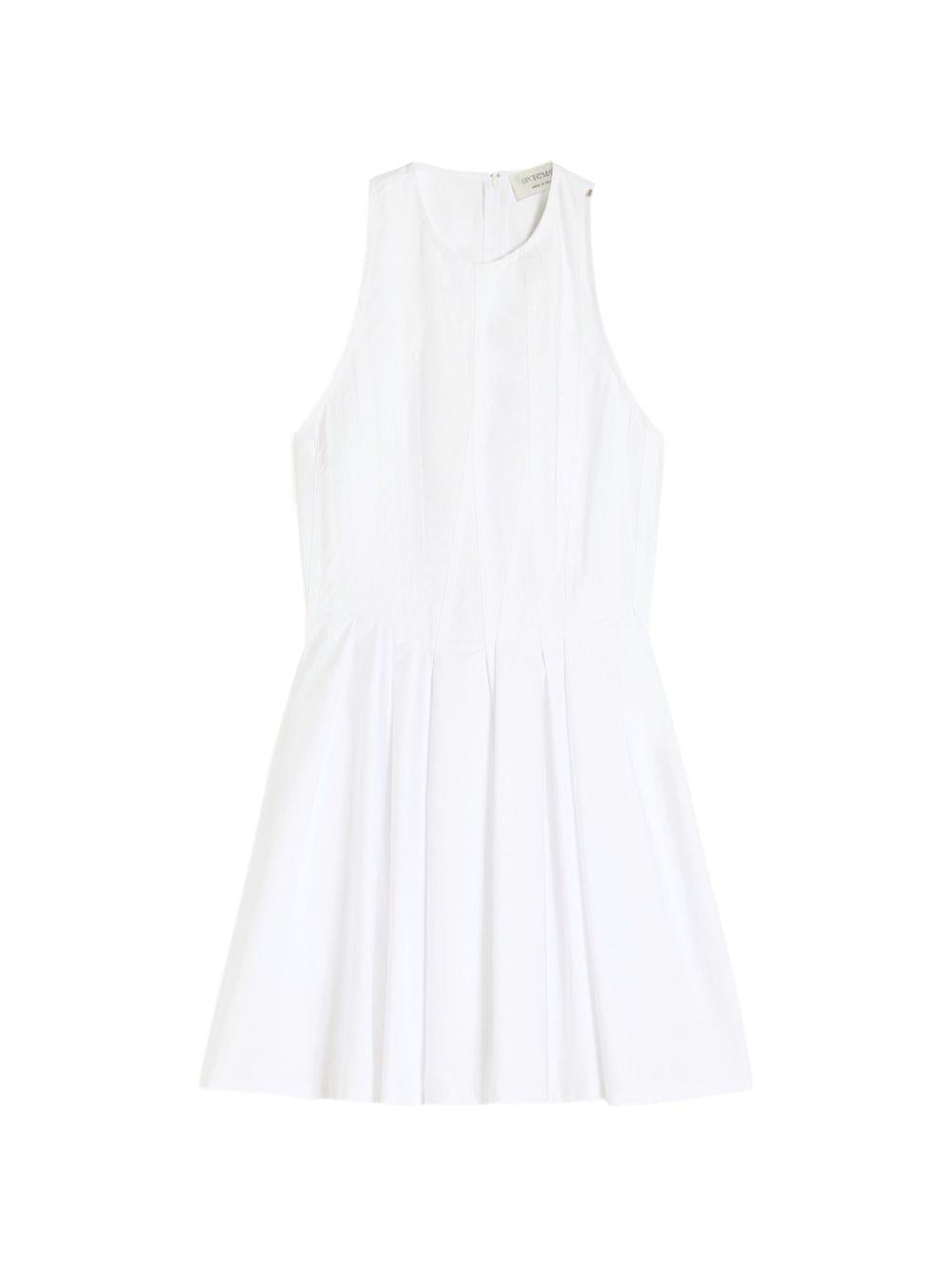 SPORTMAX Abito corto Ara in cotone bianco 