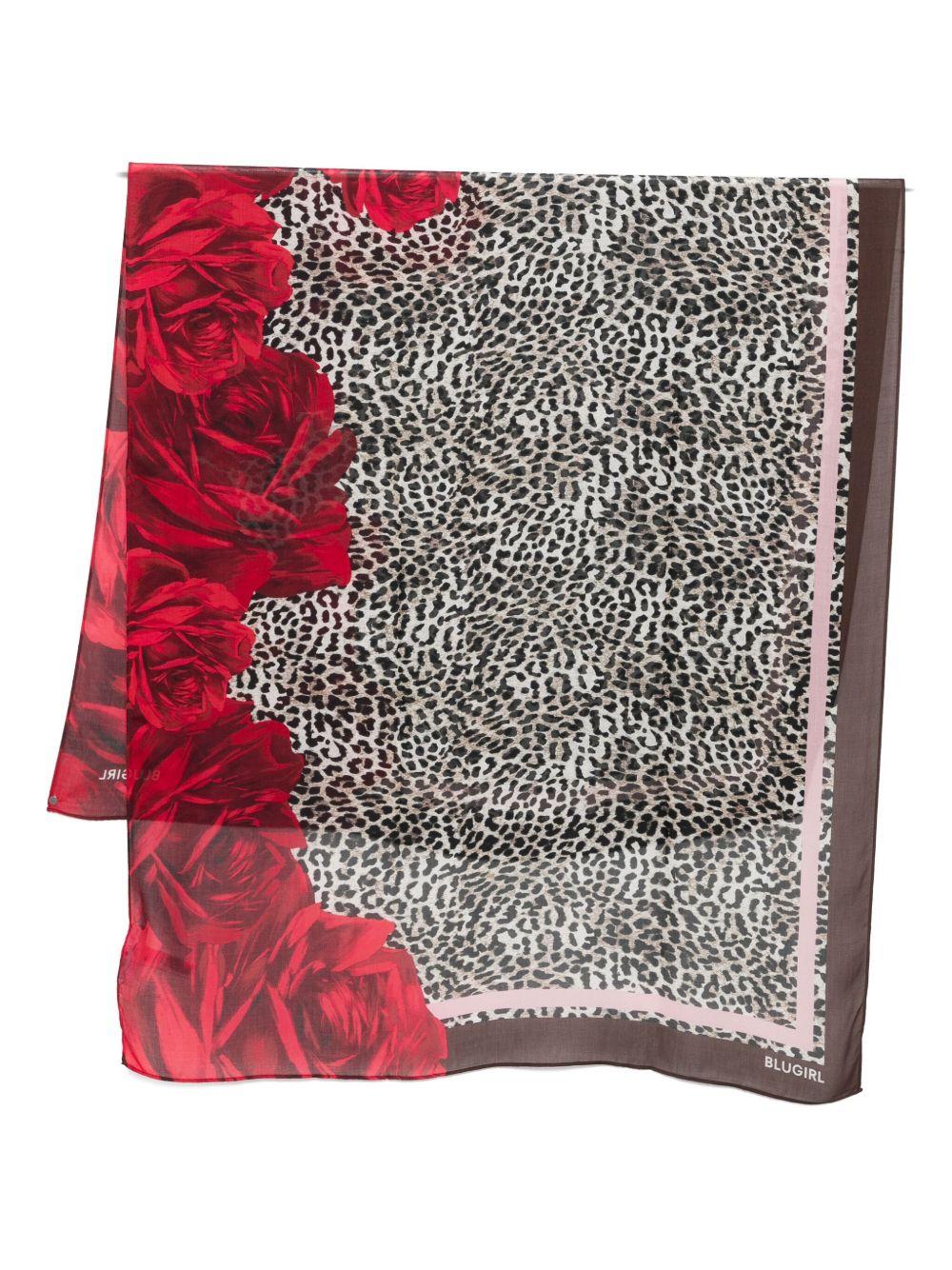 BLUGIRL Foulard con stampa 
