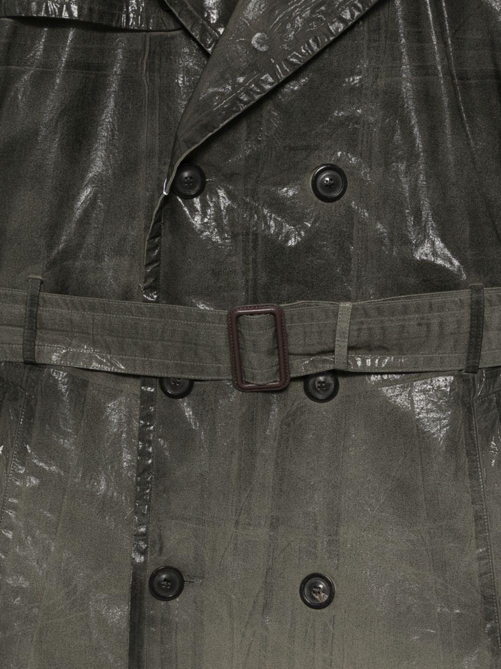 MAISON MARGIELA Trench in cotone degradé 