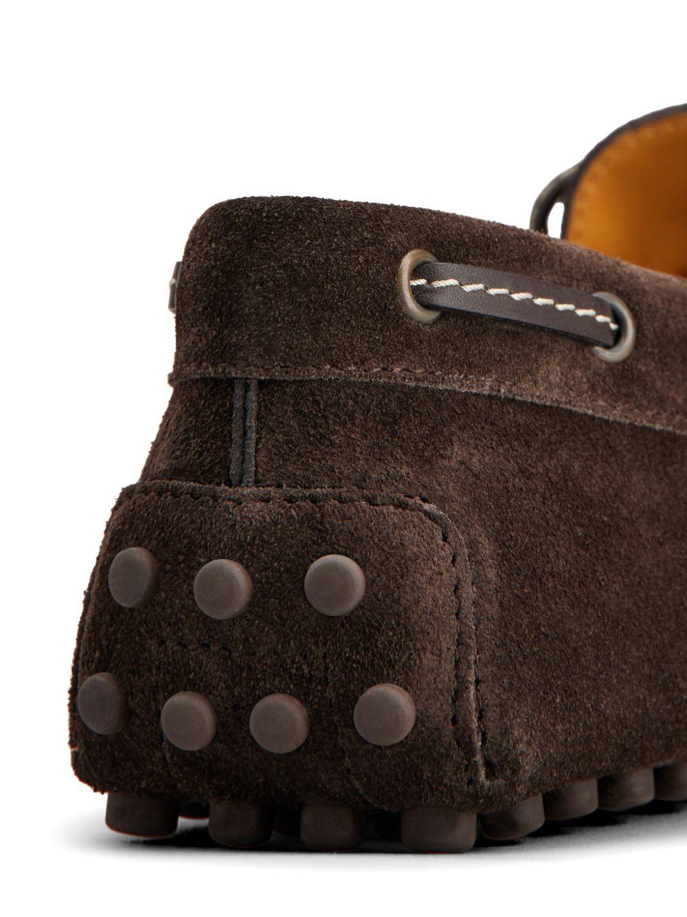 TODS Mocassini in pelle suede marrone 