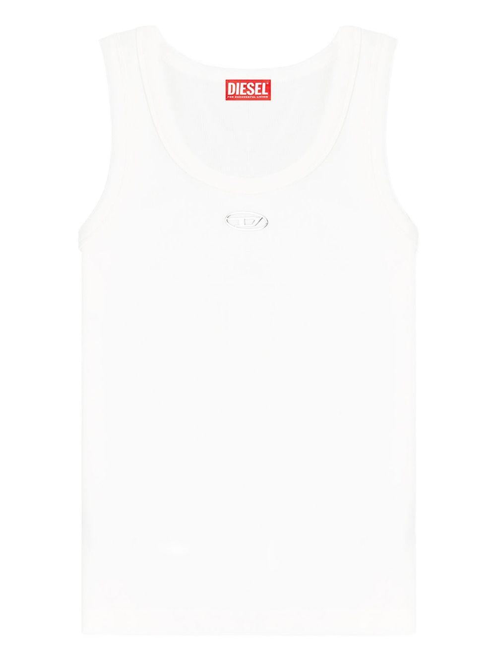 DIESEL T-shirt in cotone senza maniche 