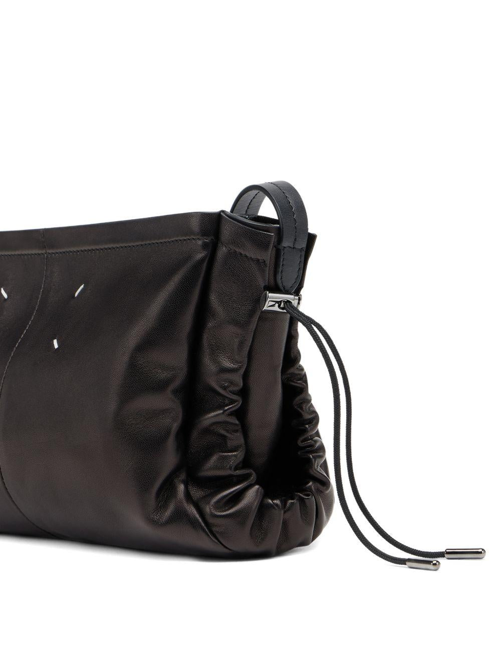MAISON MARGIELA Borsa nera in pelle 