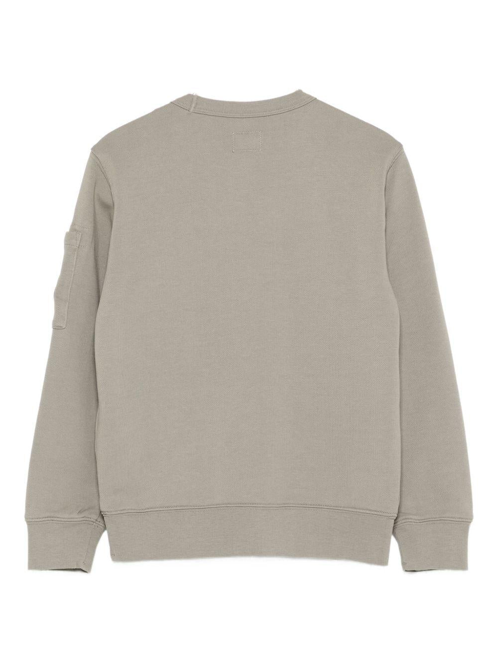 CP COMPANY Felpa con stampa e applicazione 