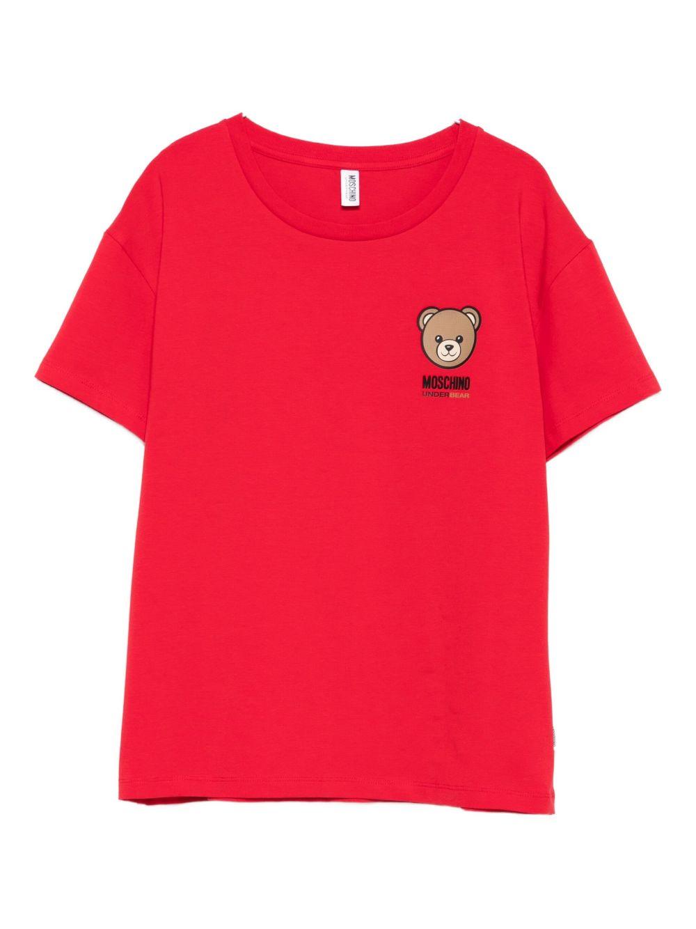 MOSCHINO UNDERWEAR T-shirt girocollo con logo 
