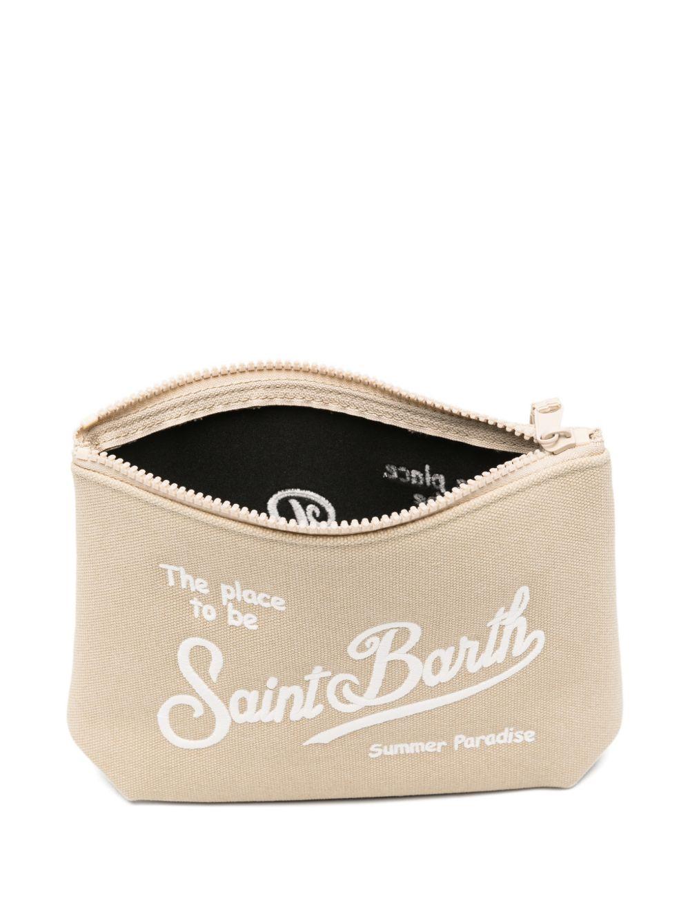 MC2 SAINT BARTH Pochette Aline Canvas beige 