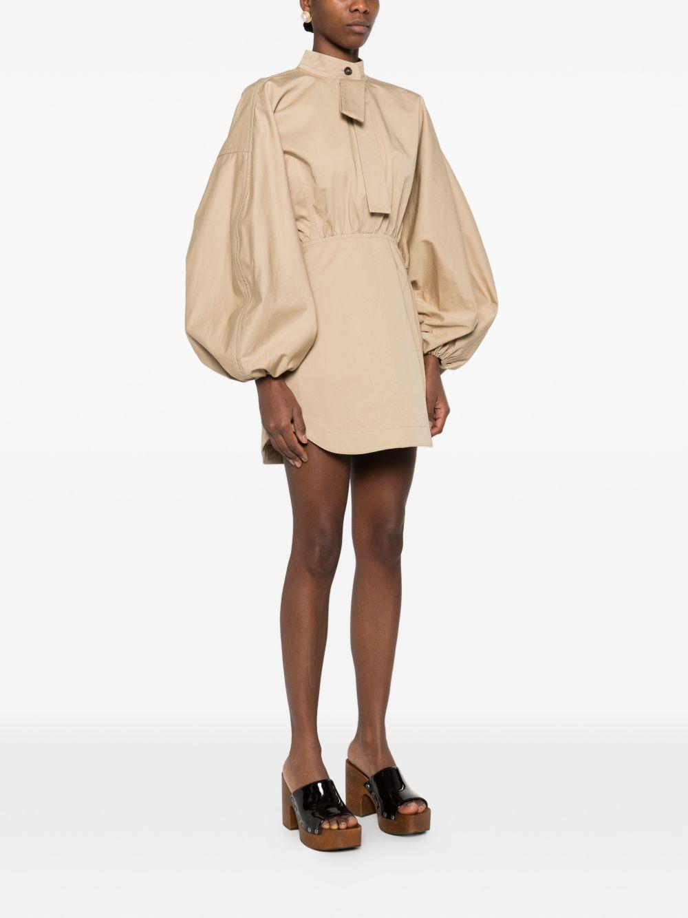 ZIMMERMANN Abito corto beige 'Rebellion Drawn' 