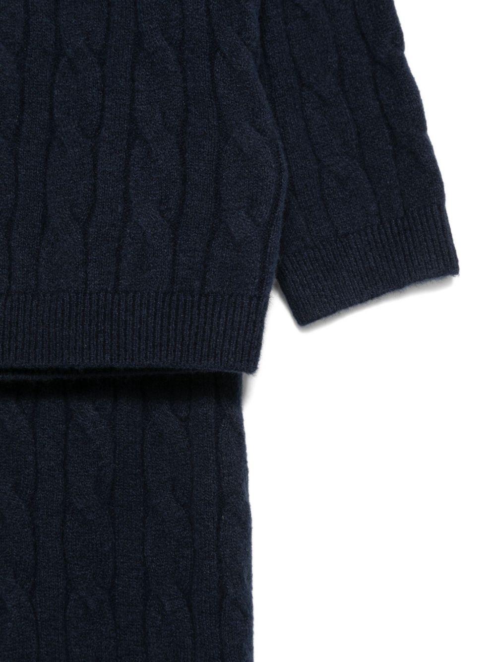 TOMMY HILFIGER Set da neonato in maglia a trecce 