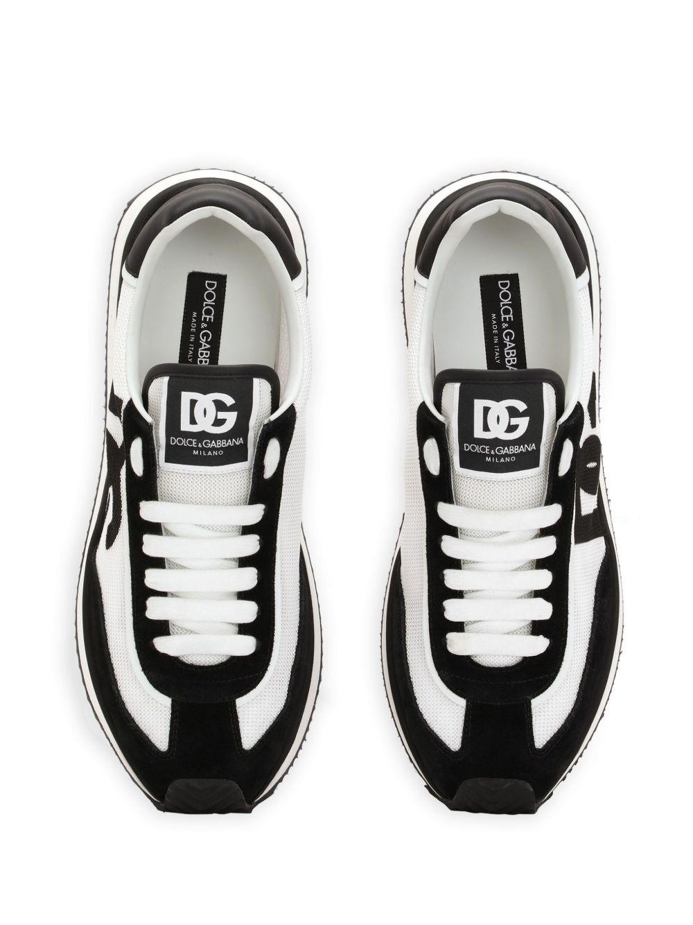 DOLCE e GABBANA Sneakers 'DG Cushion' nere e bianche 
