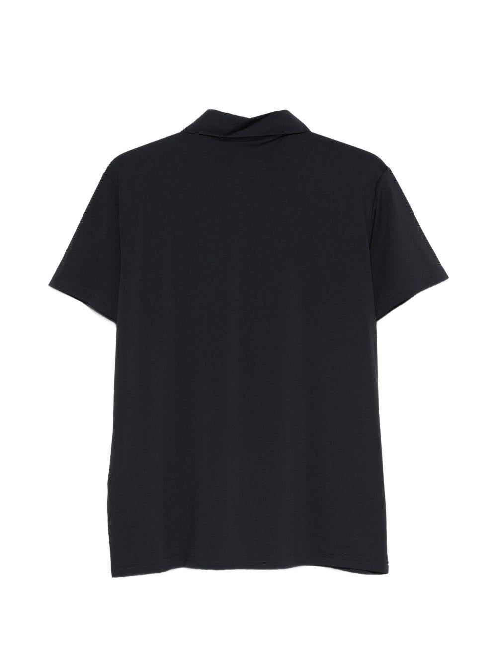 SAVE THE DUCK Polo Jacob blu navy elasticizzata 