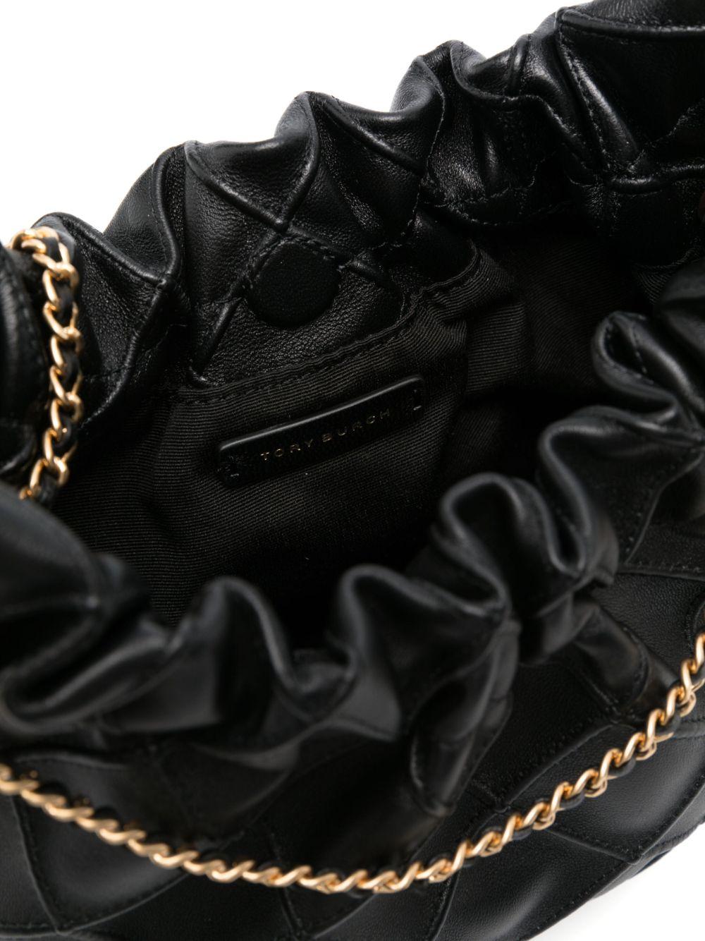 TORY BURCH Borsa a tracolla Fleming Mini Hobo nera 