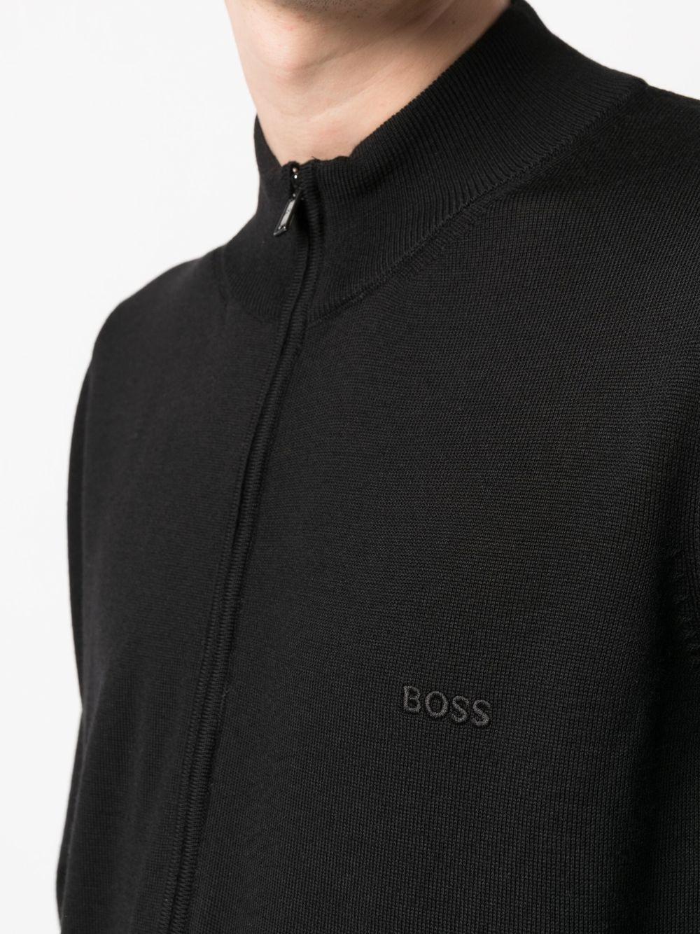 BOSS Cardigan con zip 'Balonso' 