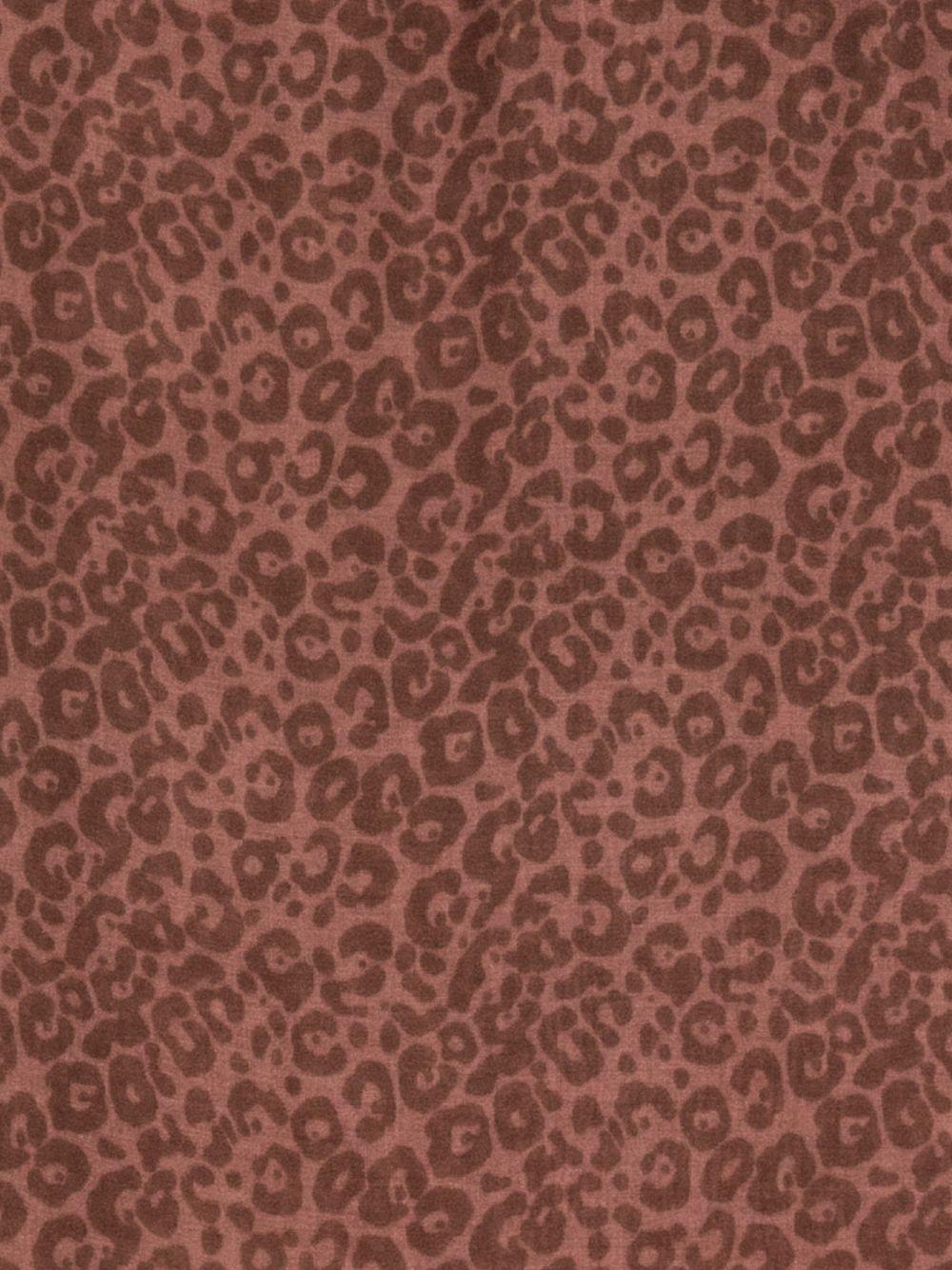 TWINSET Sciarpa stampa animalier con logo 