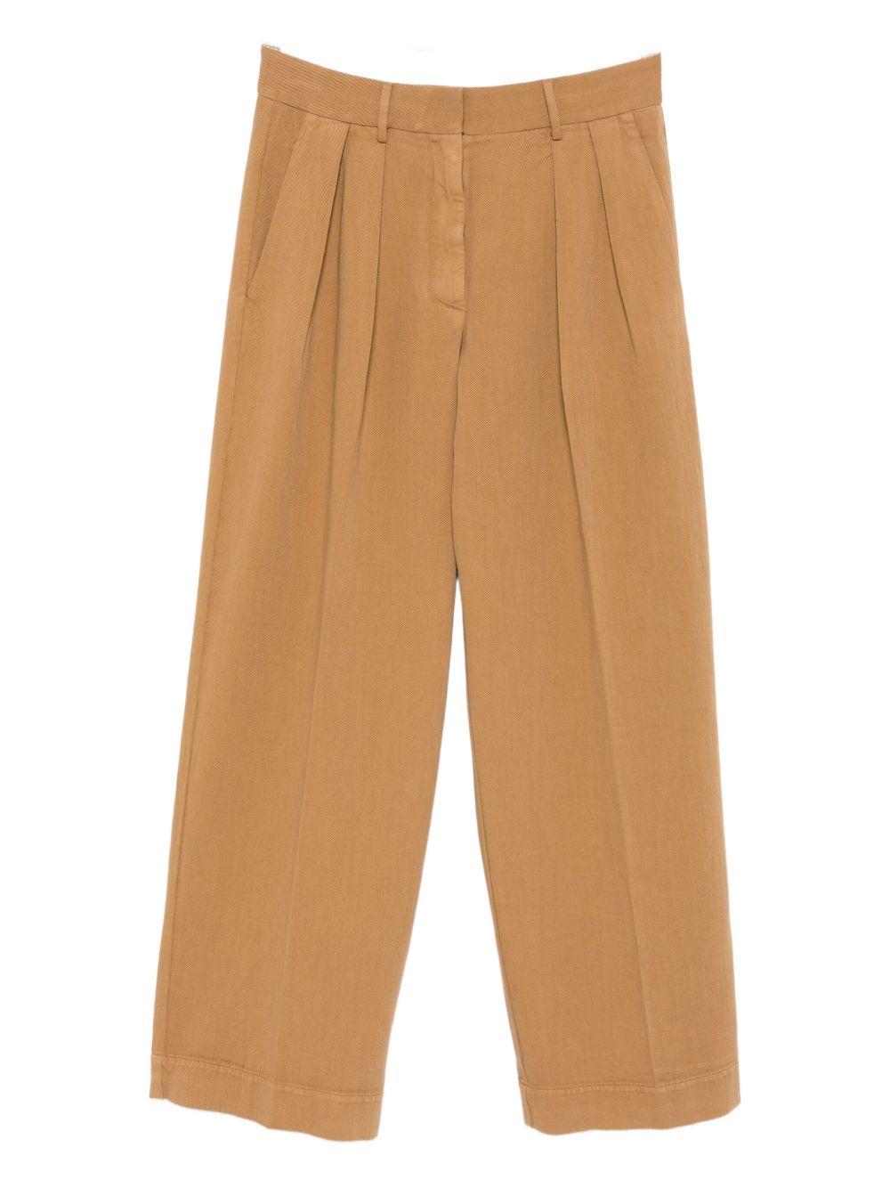 FORTE FORTE Pantaloni 'My Pants' in cotone color cammello 