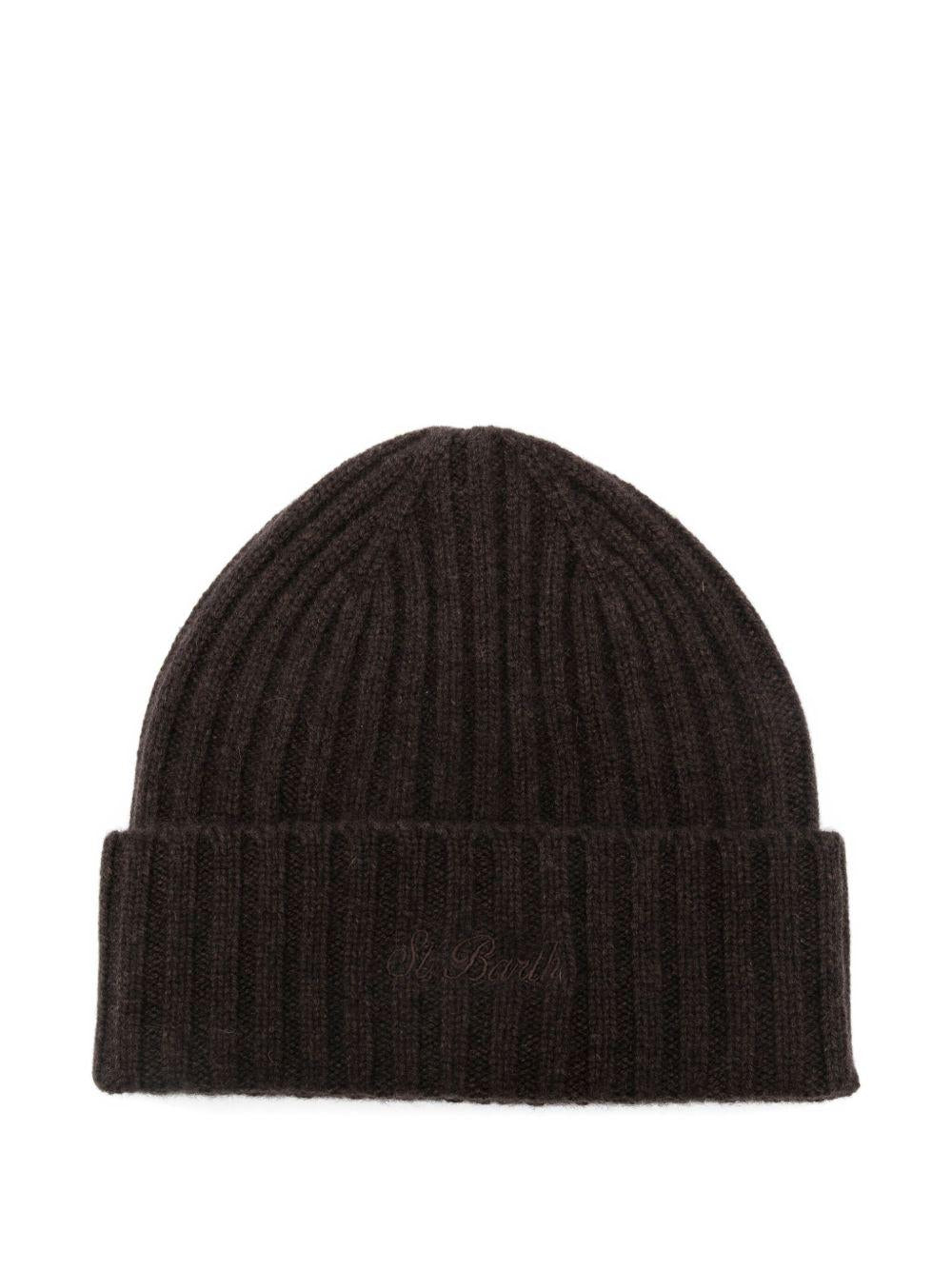MC2 SAINT BARTH Cappello Wengen Cashmere marrone 