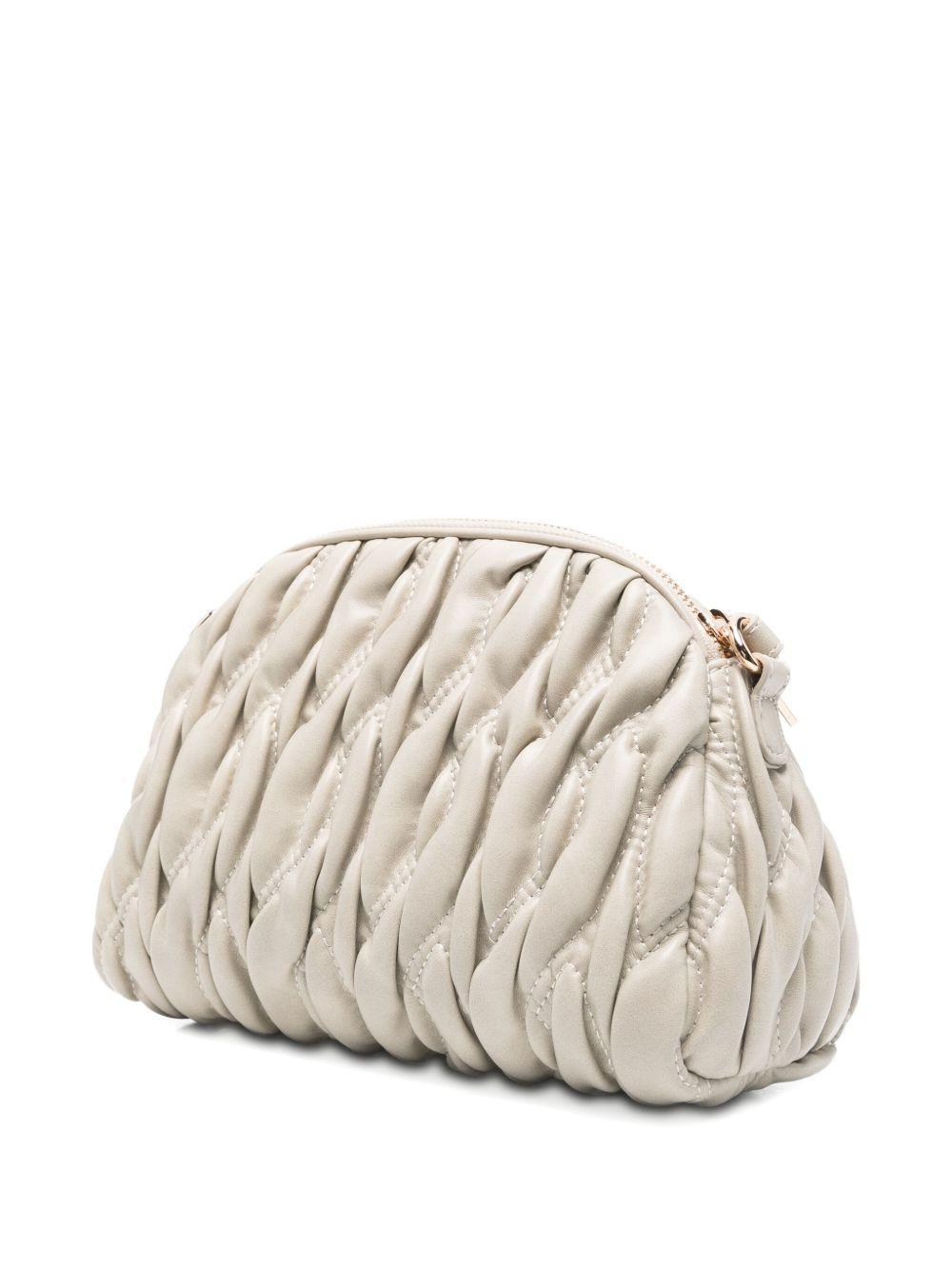 LIUJO Borsa a tracolla bianco sporco trapuntata 