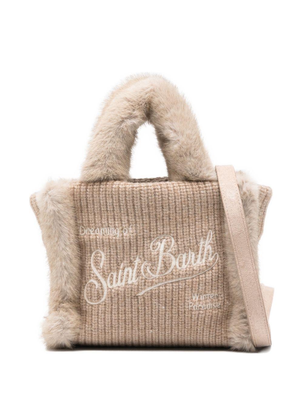 MC2 SAINT BARTH Borsa 'Vanity Mini Shearling' 