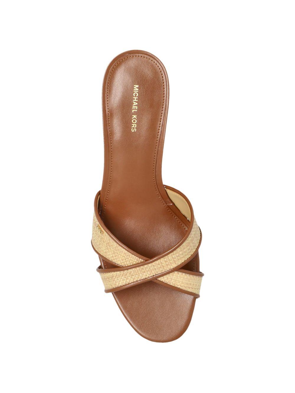 MICHAEL KORS Mules con tacco kittens color cognac 