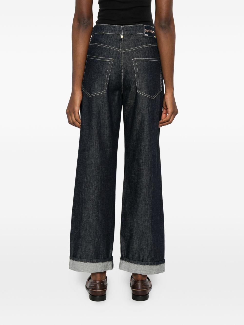 S MAX MARA Jeans 'SMM Chiara' con risvolto 