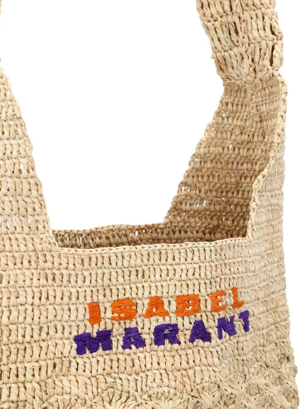 ISABEL MARANT Borsa a spalla Praia in rafia 