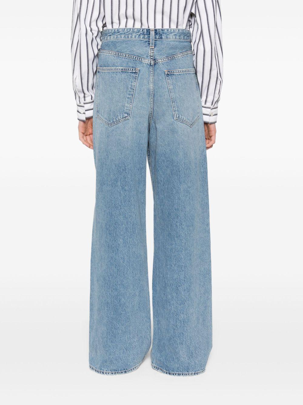 AGOLDE Jeans 'Vana Jean Fold' in indaco scuro 