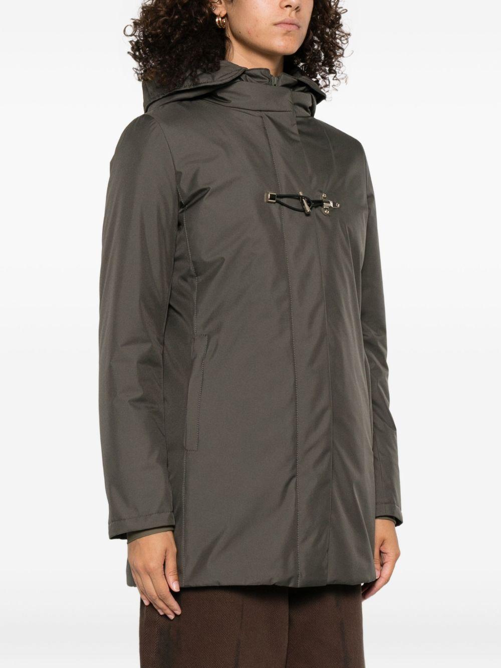 FAY Piumino Toggle coat in gabardina tecnica 