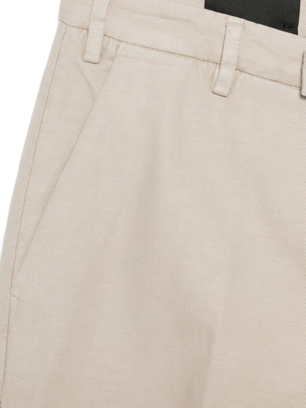 MICHAEL COAL Pantaloni lunghi beige a gamba dritta 