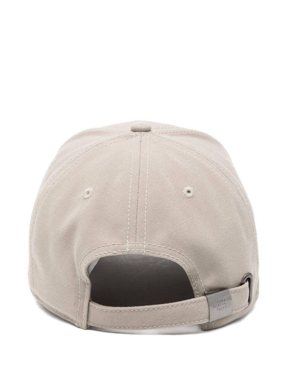 THE NORTH FACE Cappello baseball in cotone grigio con logo 